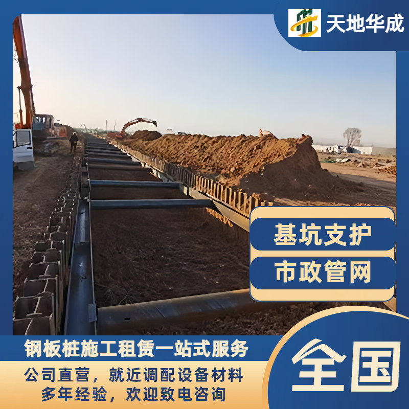 万城镇钢板桩支护